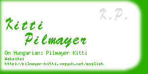 kitti pilmayer business card